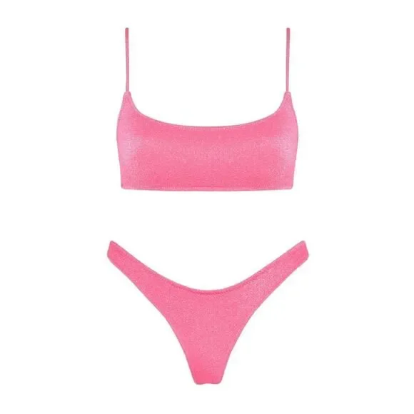 TRIANGL MICA CHEEKY PITAYA SPARKLE + BAG 💕 NEW WITH TAGS - Picture 6 of 10